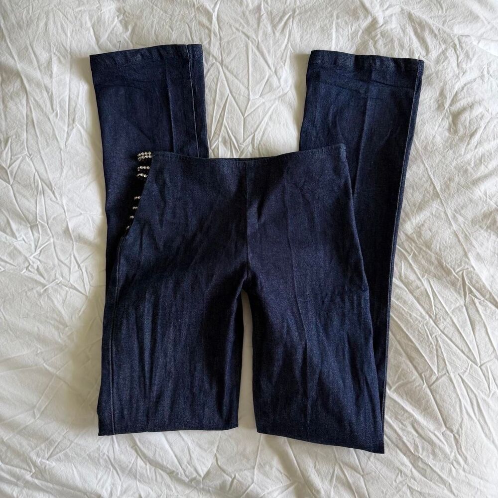 Xoxo Women's Navy and Blue Jeans - Picture 4 of 7